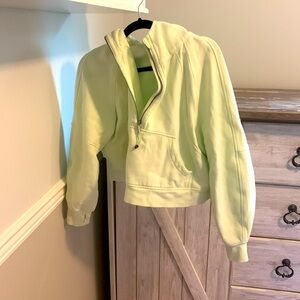 Lululemon scuba hoodie, light green